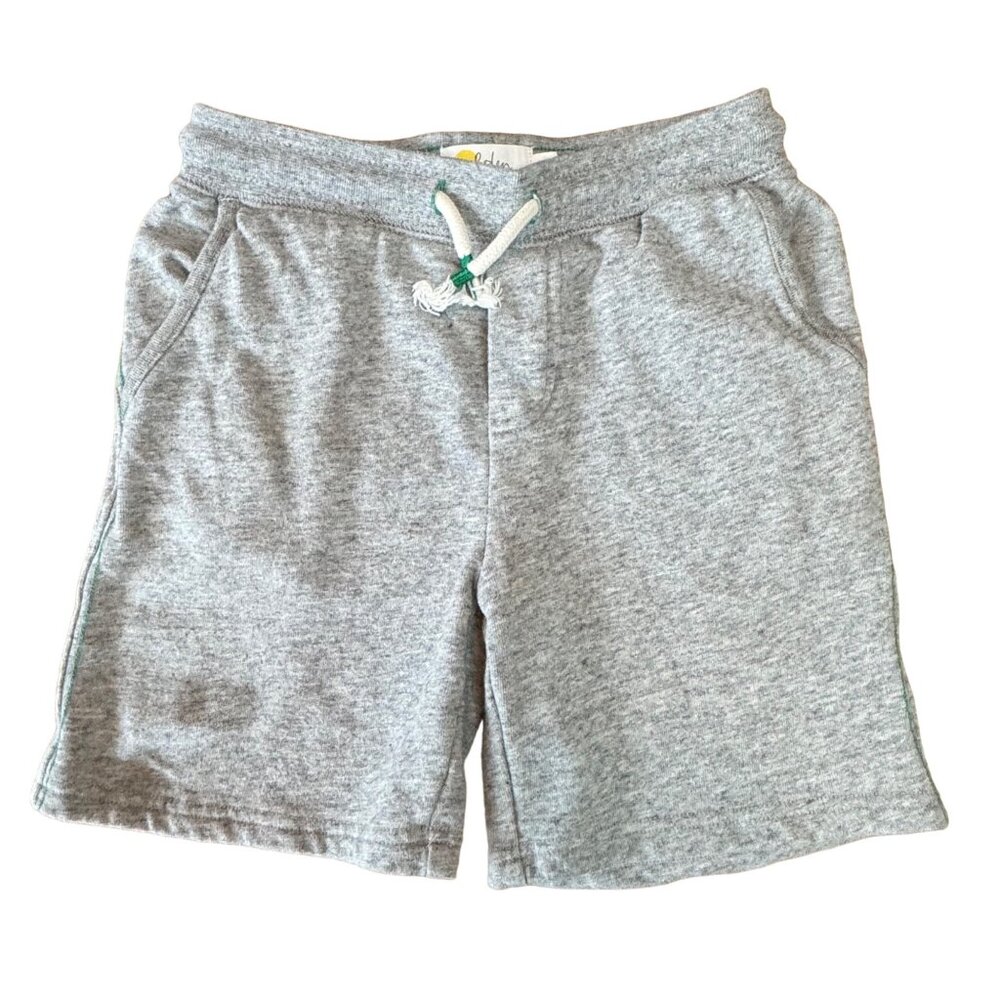 MINI BODEN Essential Sweat Shorts Boys 7 7Y 122cm Gray Sweatshorts Jersey Short - Picture 1 of 8